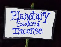 PLANETARY POWDERED INCENSE